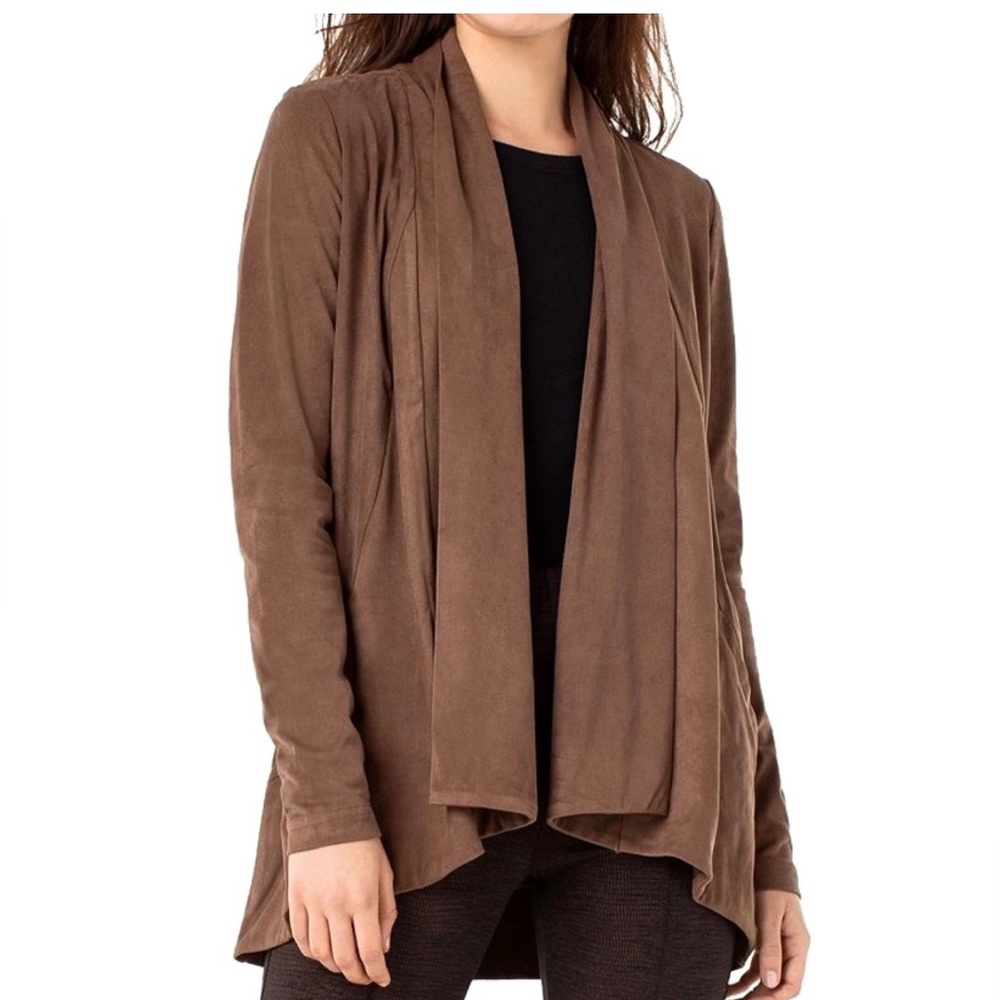 Liverpool suede look cardigan XL/16